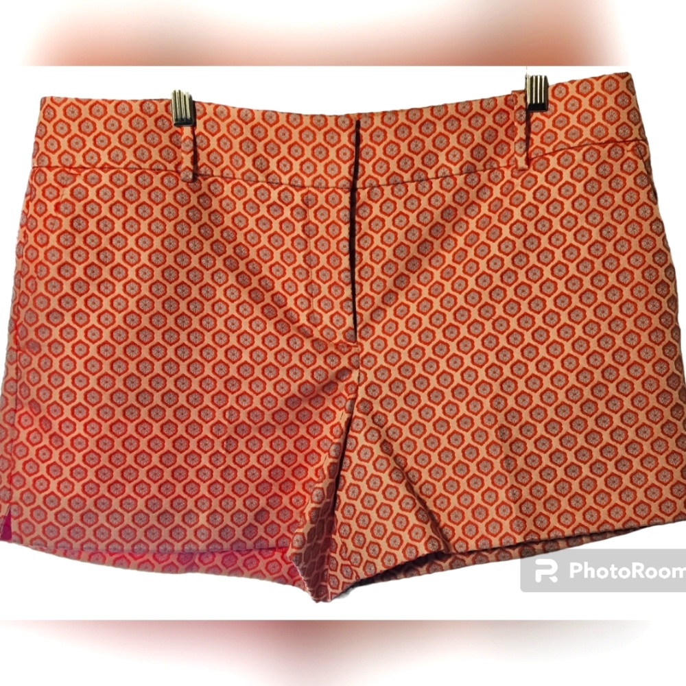 Loft women's Renaissance shorts nwot pink floral size 14.